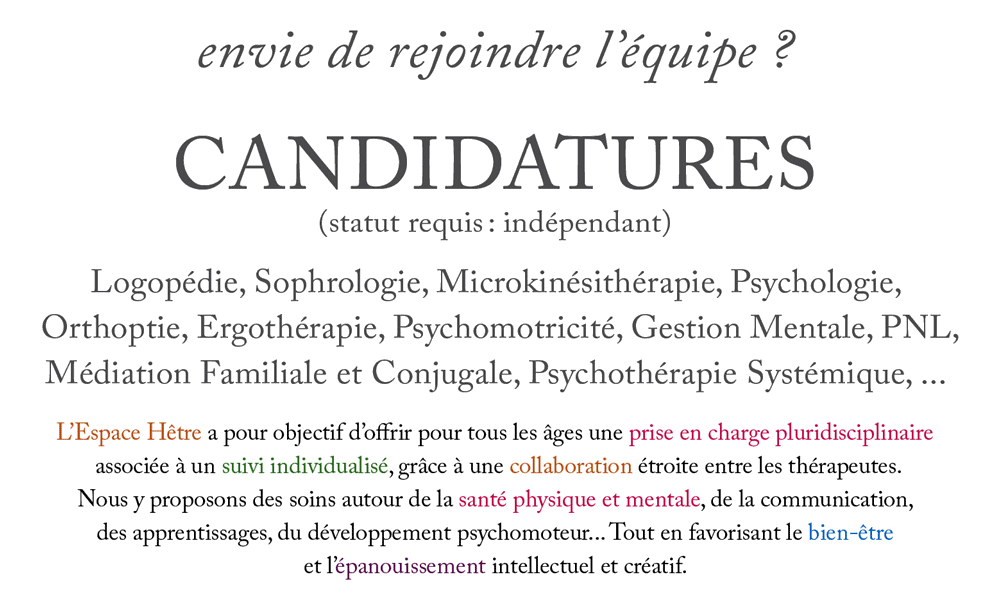 candidature