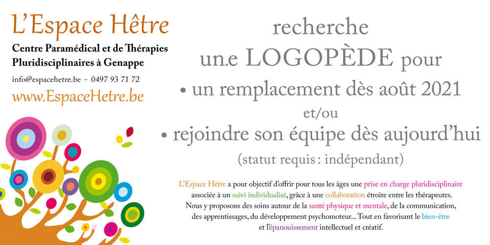 Candidature Logopède